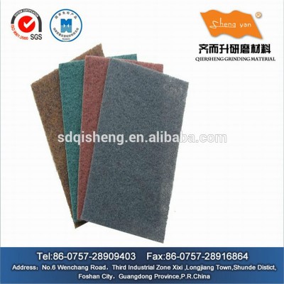 scouring pad for metal